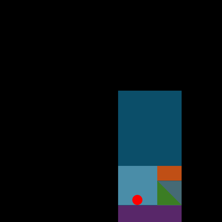 Abstrakte Visualisierung Fundament